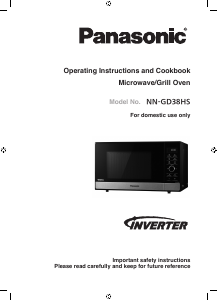 Manual Panasonic NN-GD38HS Microwave