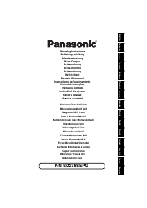 Bruksanvisning Panasonic NN-SD278SEPG Mikrobølgeovn