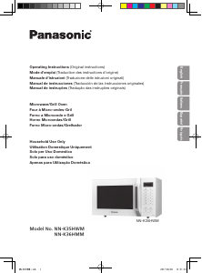 Mode d’emploi Panasonic NN-K36HMM Micro-onde