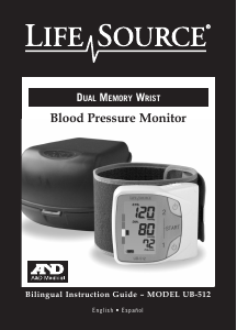 Manual A and D Medical UB-512 Blood Pressure Monitor