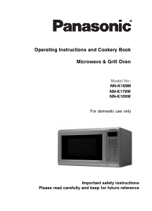 Manual Panasonic NN-K109WMBPQ Microwave