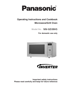 Manual Panasonic NN-GD38H Microwave