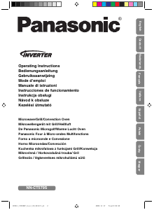 Használati útmutató Panasonic NN-CT579SEPG Mikrohullámú sütő