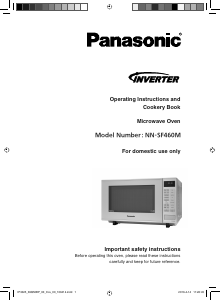 Manual Panasonic NN-SF460M Microwave