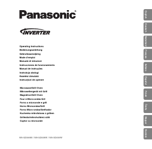 Mode d’emploi Panasonic NN-SD459WEPG Micro-onde