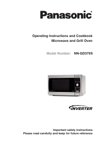 Manual Panasonic NN-GD379SBPQ Microwave