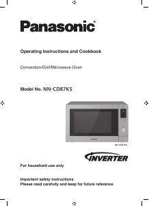 Manual Panasonic NN-CD87KS Microwave