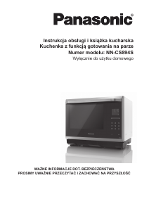 Instrukcja Panasonic NN-CS894SEPG Kuchenka mikrofalowa