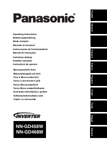 Használati útmutató Panasonic NN-GD458W Mikrohullámú sütő