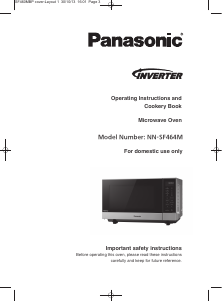 Manual Panasonic NN-SF464M Microwave