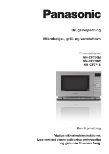 Manual Panasonic NN-CF760M Microwave