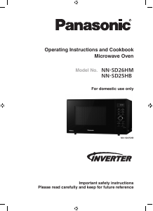 Manual Panasonic NN-SD26HM Microwave