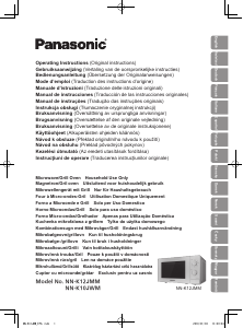 Instrukcja Panasonic NN-K12JMM Kuchenka mikrofalowa