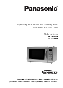 Manual Panasonic NN-GD459W Microwave