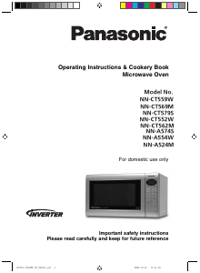 Manual Panasonic NN-CT552W Microwave