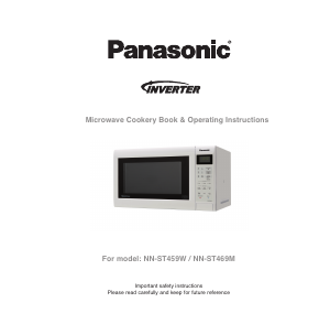 Manual Panasonic NN-ST459WBPQ Microwave