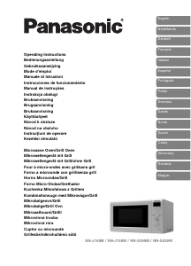 Instrukcja Panasonic NN-J169MMEPG Kuchenka mikrofalowa