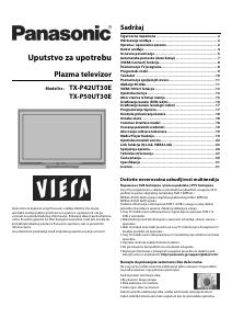Priručnik Panasonic TX-P50UT30E Viera Plazma televizor