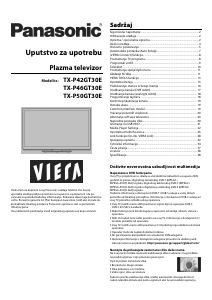 Priručnik Panasonic TX-P42GT30E Viera Plazma televizor