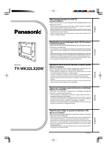 Manual de uso Panasonic TY-WK32LX20W Soporte de pared