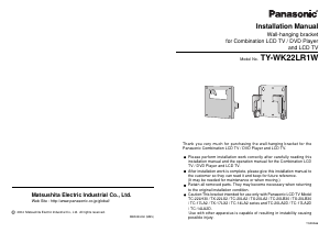 Manual Panasonic TY-WK22LR1W Wall Mount