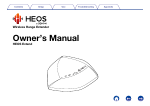 Handleiding HEOS Extend Range extender