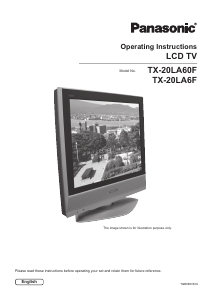 Manual Panasonic TX-20LA6F LCD Television