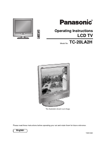 Handleiding Panasonic TC-20LA2H LCD televisie