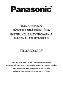 Handleiding Panasonic TX-48CX400E LCD televisie