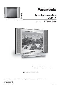Handleiding Panasonic TX-20LB5P LCD televisie