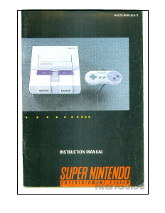 Manual Nintendo SNES