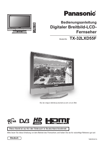 Bedienungsanleitung Panasonic TX-32LXD55F LCD fernseher