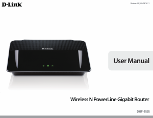 Manual D-Link DHP-1565 Router
