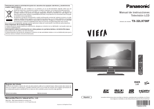 Manual de uso Panasonic TX-32LX700F Viera Televisor de LCD
