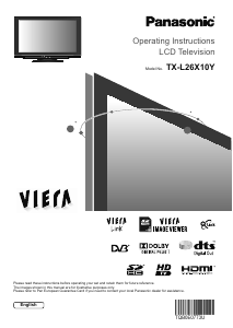 Handleiding Panasonic TX-L26X10Y Viera LCD televisie