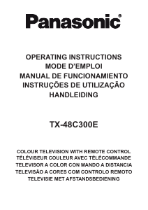 Handleiding Panasonic TX-48C300E LCD televisie