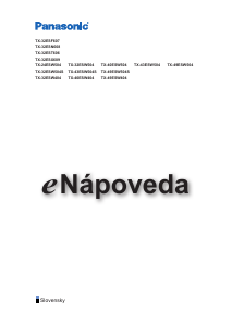 Návod Panasonic TX-49ESW504 LCD televízor