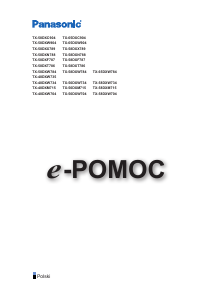 Instrukcja Panasonic TX-40DXW734 Telewizor LCD