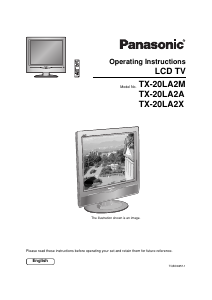 Handleiding Panasonic TX-20LA2M LCD televisie