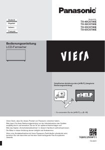 Manuale Panasonic TX-50CX700E Viera LCD televisore