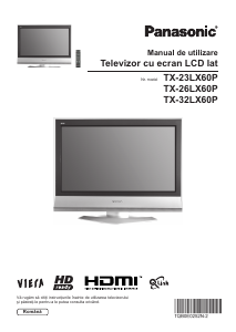 Manual Panasonic TX-23LX60P Televizor LCD