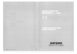 Handleiding Marijnen CMF 146 Wasmachine
