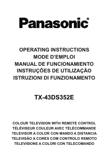 Manual Panasonic TX-43DS352E Televisor LCD