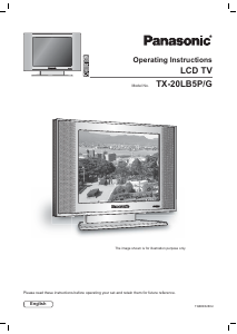 Manual Panasonic TX-20LB5PG LCD Television