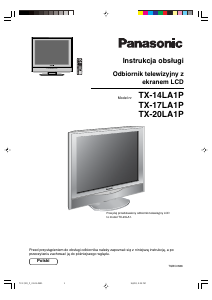 Instrukcja Panasonic TX-14LA1P Telewizor LCD