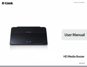 Manual D-Link DIR-657 Router