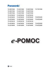 Instrukcja Panasonic TX-65FX600E Telewizor LCD