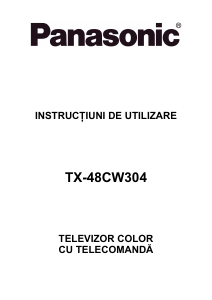 Manual Panasonic TX-48CW304 Televizor LCD
