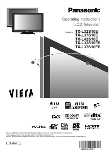 Manual Panasonic TX-L32S10E Viera LCD Television