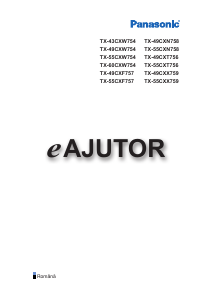 Manual Panasonic TX-49CXN758 Televizor LCD